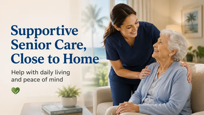 Supportive senior care close to home in Florida