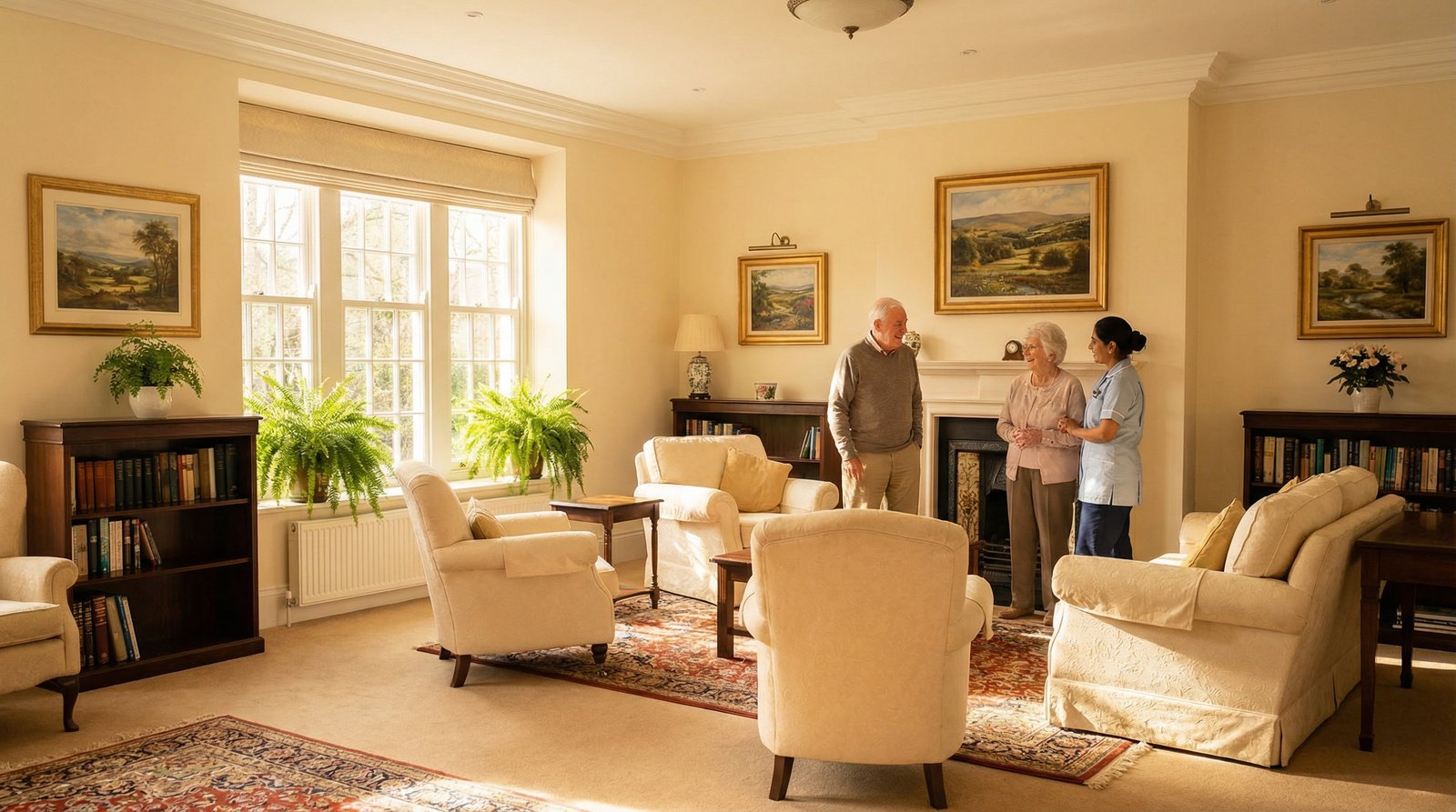Warm senior care home environment